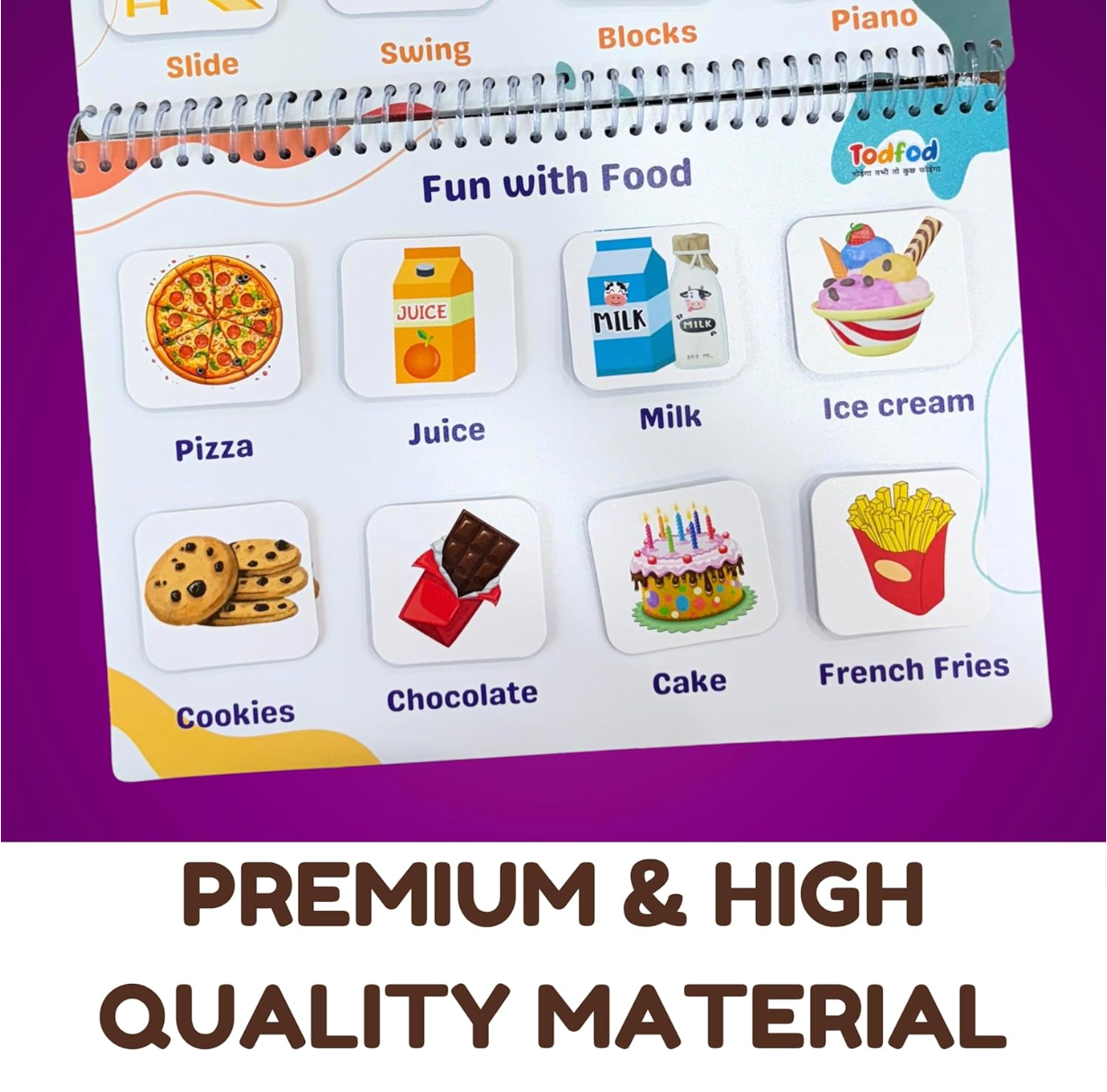 12-in-1 Toddler Learning Book for Early Brain Development and Independent Play