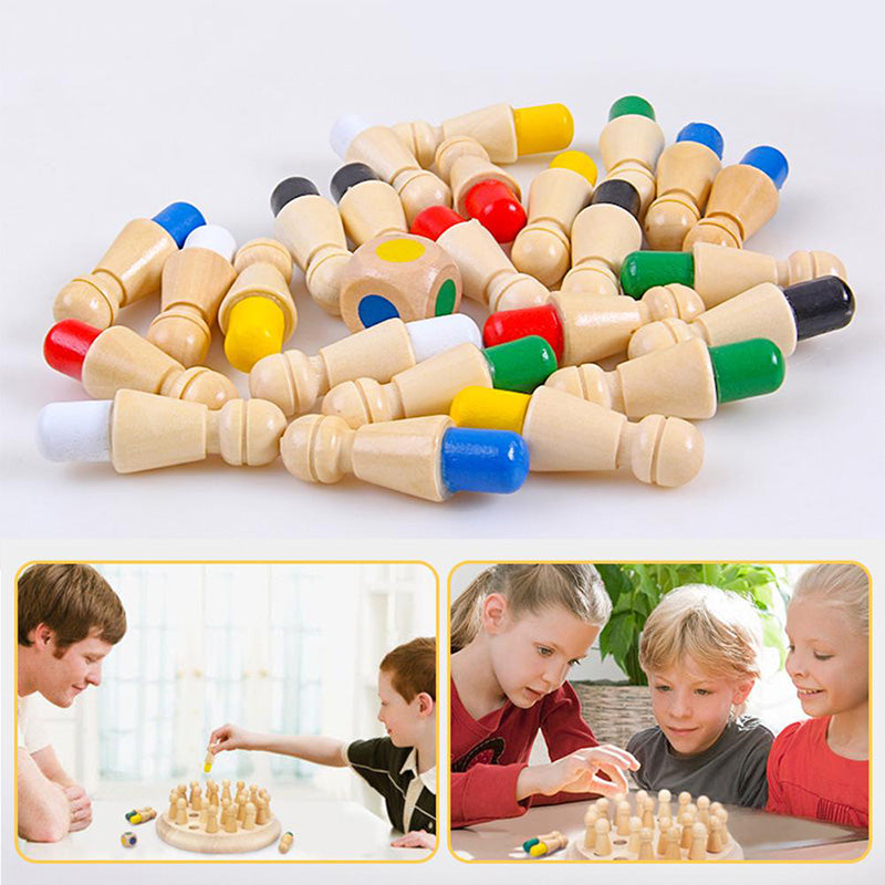 Each piece is hand-turned from natural basswood and painted with child-safe, non-toxic colours. Smooth edges, perfect grip for little fingers.