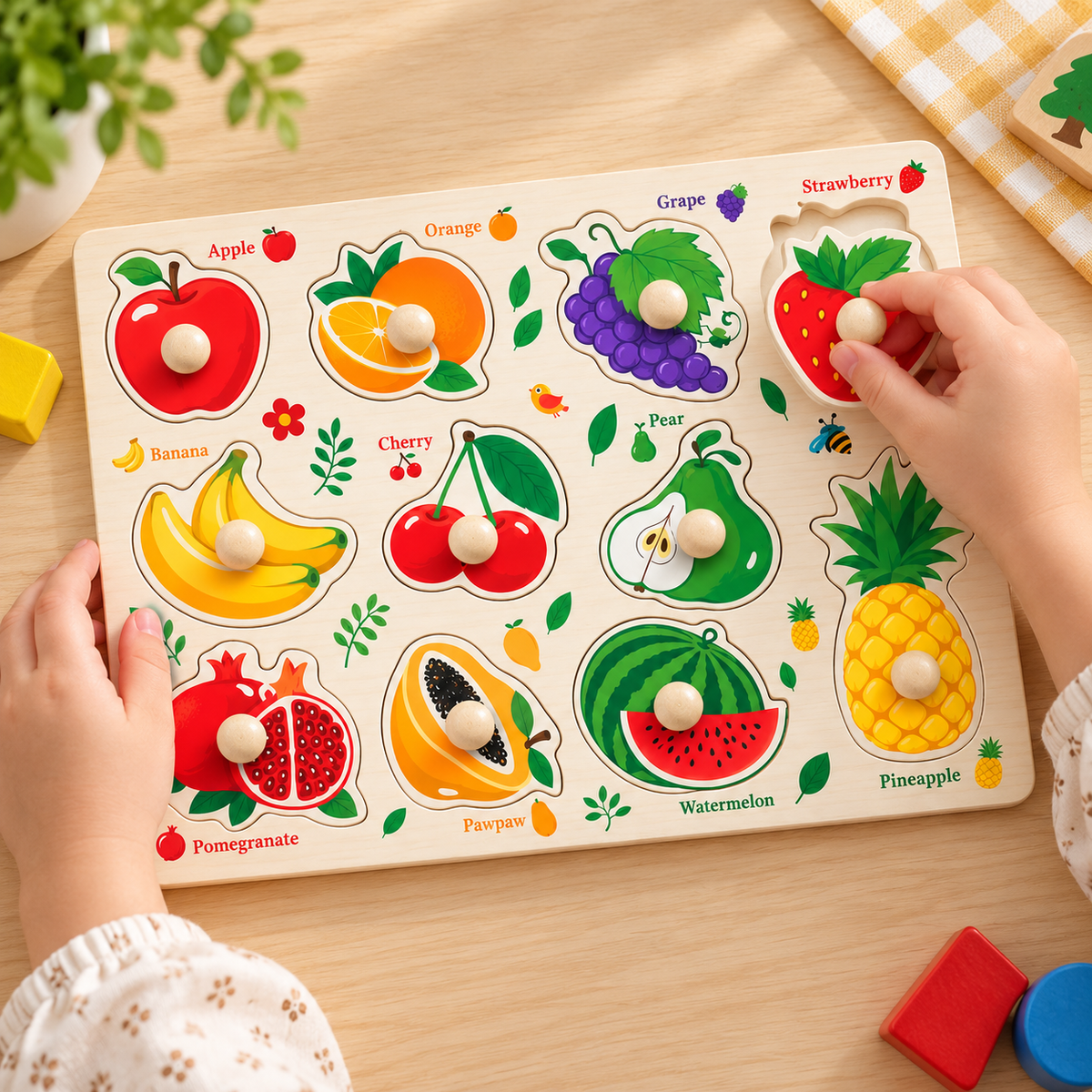 Product image showing the 2-in-1 design with both puzzle learning and whiteboard creativity in a single toy for toddlers and preschool kids.