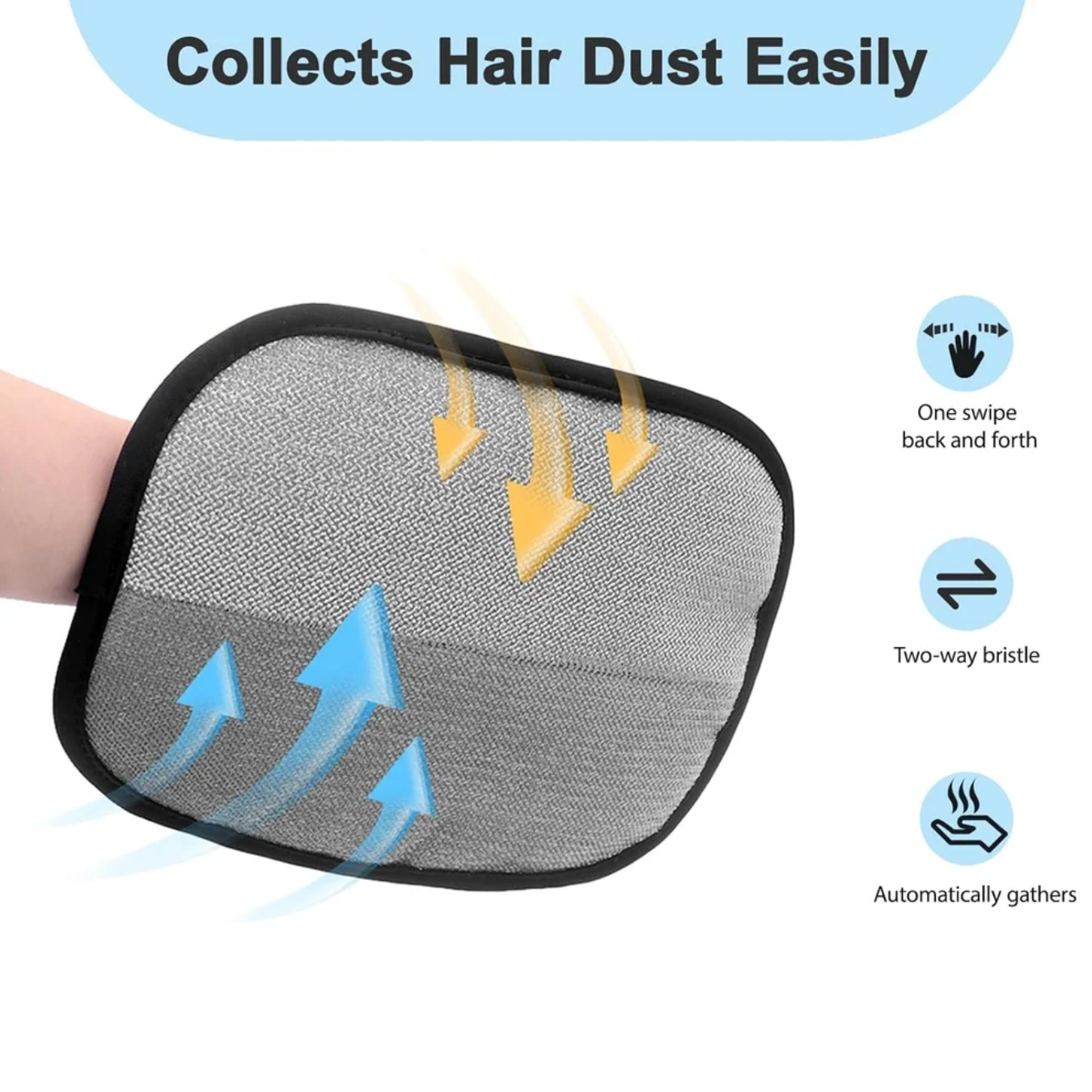 Family including children safely using Baby and Fur pet grooming gloves for bonding activity with their dog