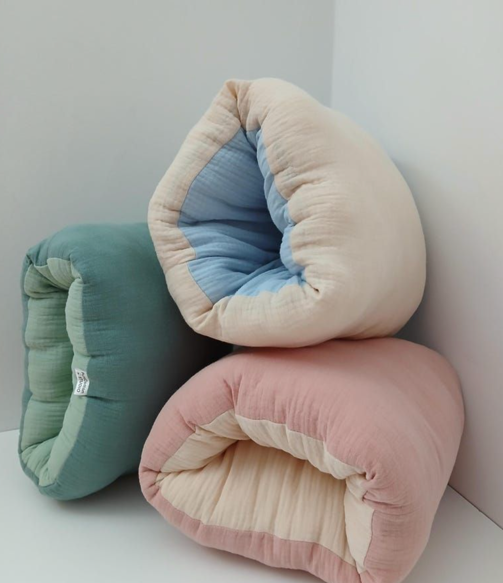 baby nursing hand pillow. Soft cotton hand pillow for baby feeding. Very Useful for Mom, new born mom.Hand rest for mom while feeding.