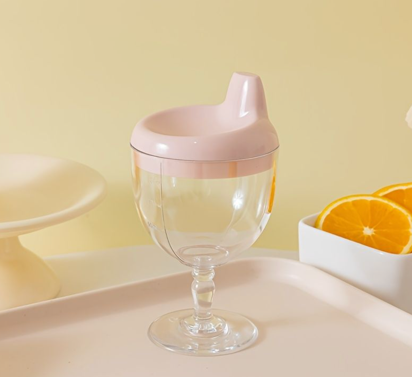 Soft silicone spout of Baby And Fur sippy cup designed for gentle sipping and smooth transition from bottle to cup