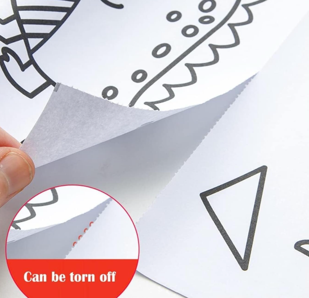 Compact and portable Baby And Fur DIY painting drawing paper roll for kids creativity anywhere