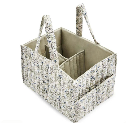 Foldable Baby And Fur Nursery Storage Organizer made of durable polyester felt for storing diapers, wipes, and baby essentials