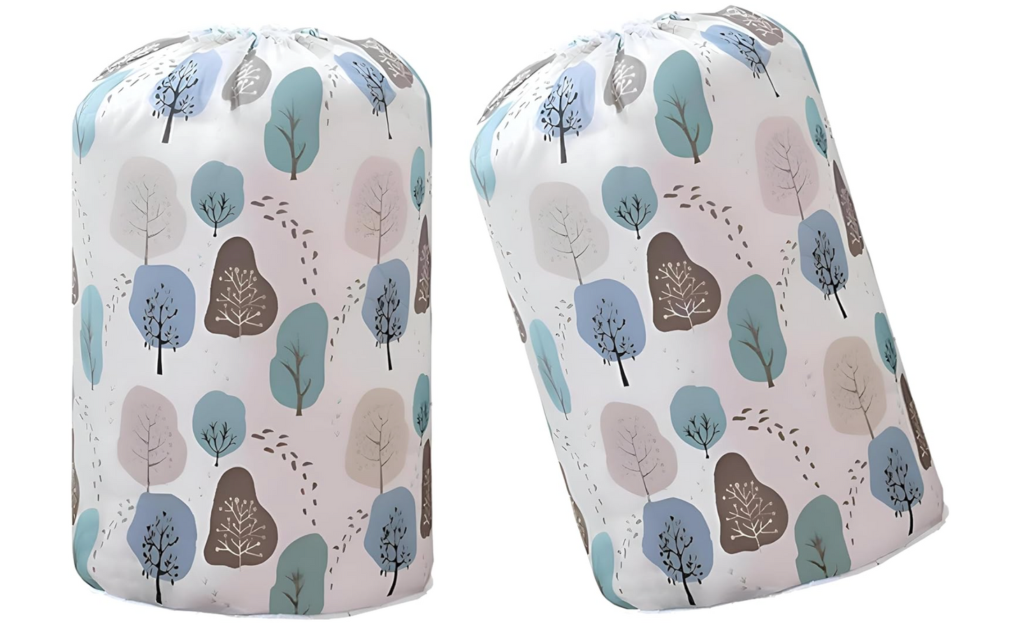 Foldable waterproof quilt and blanket storage bag by Baby and Fur easy to store when not in use