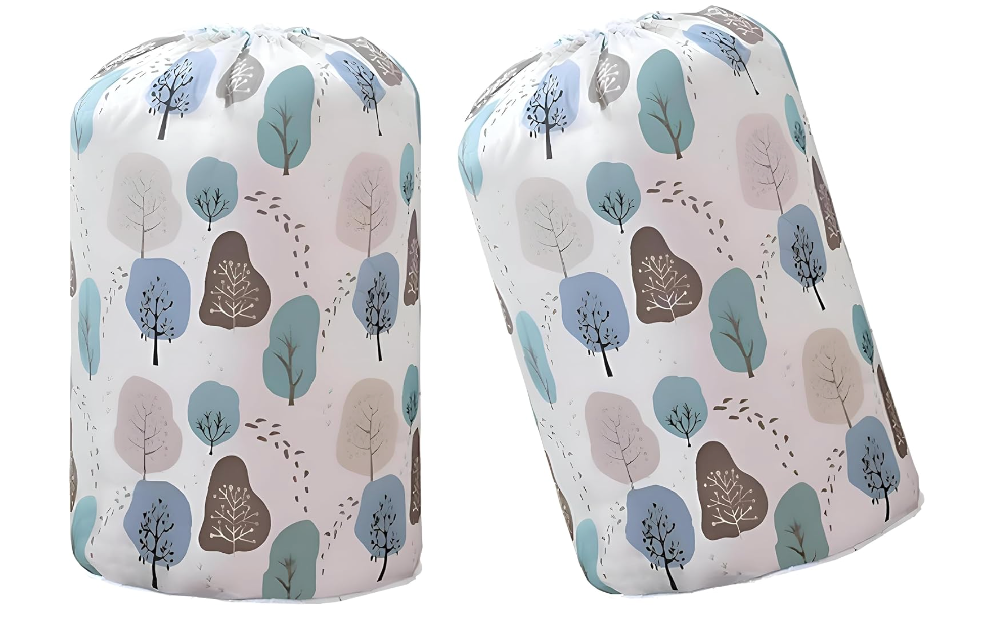Foldable waterproof quilt and blanket storage bag by Baby and Fur easy to store when not in use