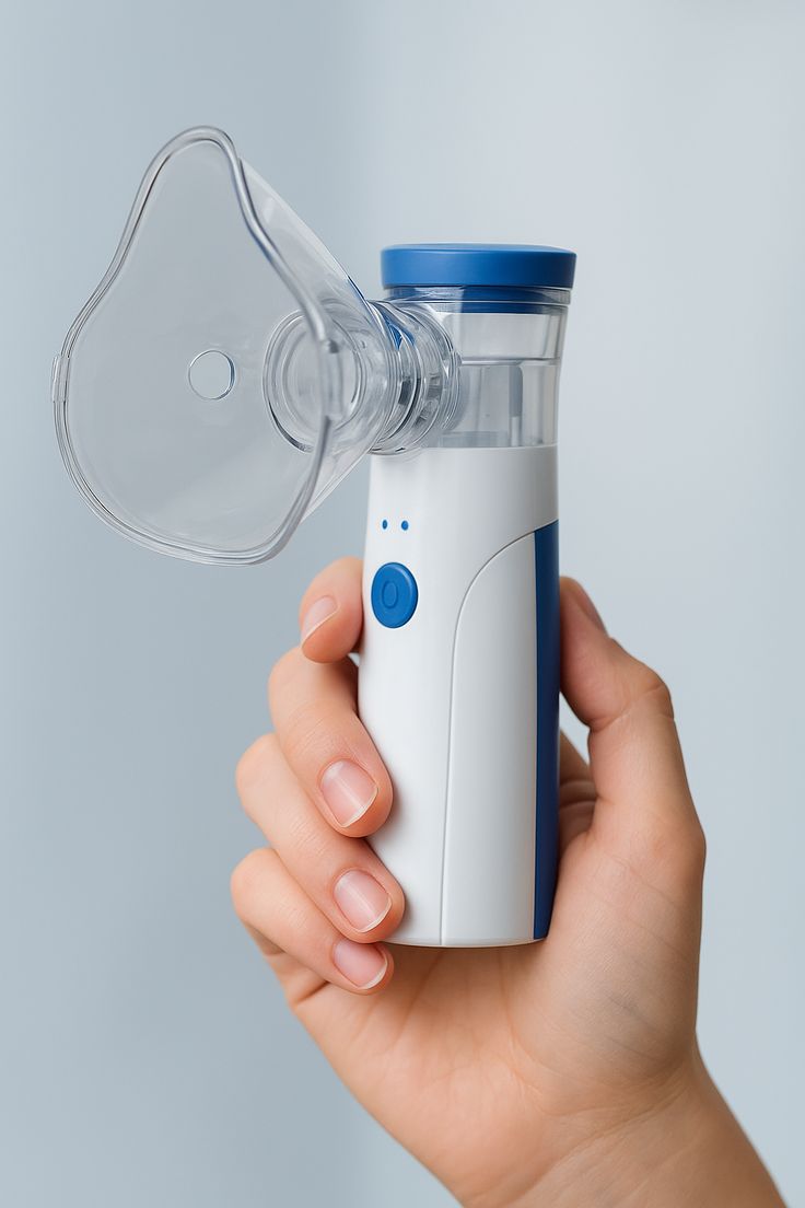 Baby And Fur portable mesh nebulizer lightweight design – compact and travel-friendly inhaler machine