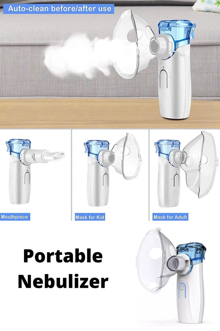 Close-up of Baby And Fur portable nebulizer showing ultra-fine mist technology for smooth inhalation therapy