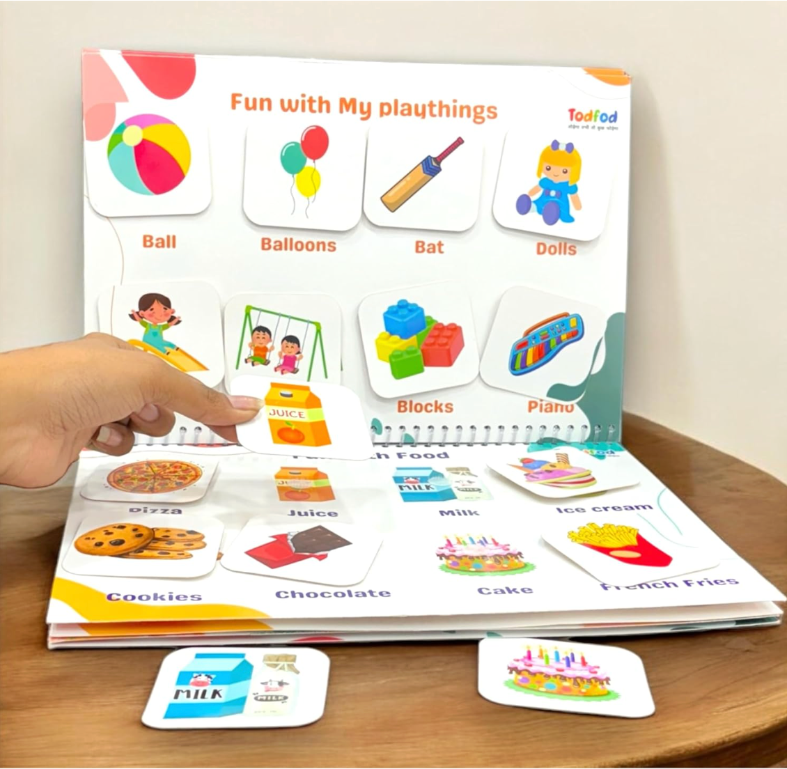 Baby and Fur Toddler’s Taste Educational Binder – Learning Shapes, Numbers, Animals, and Colors for Preschoolers