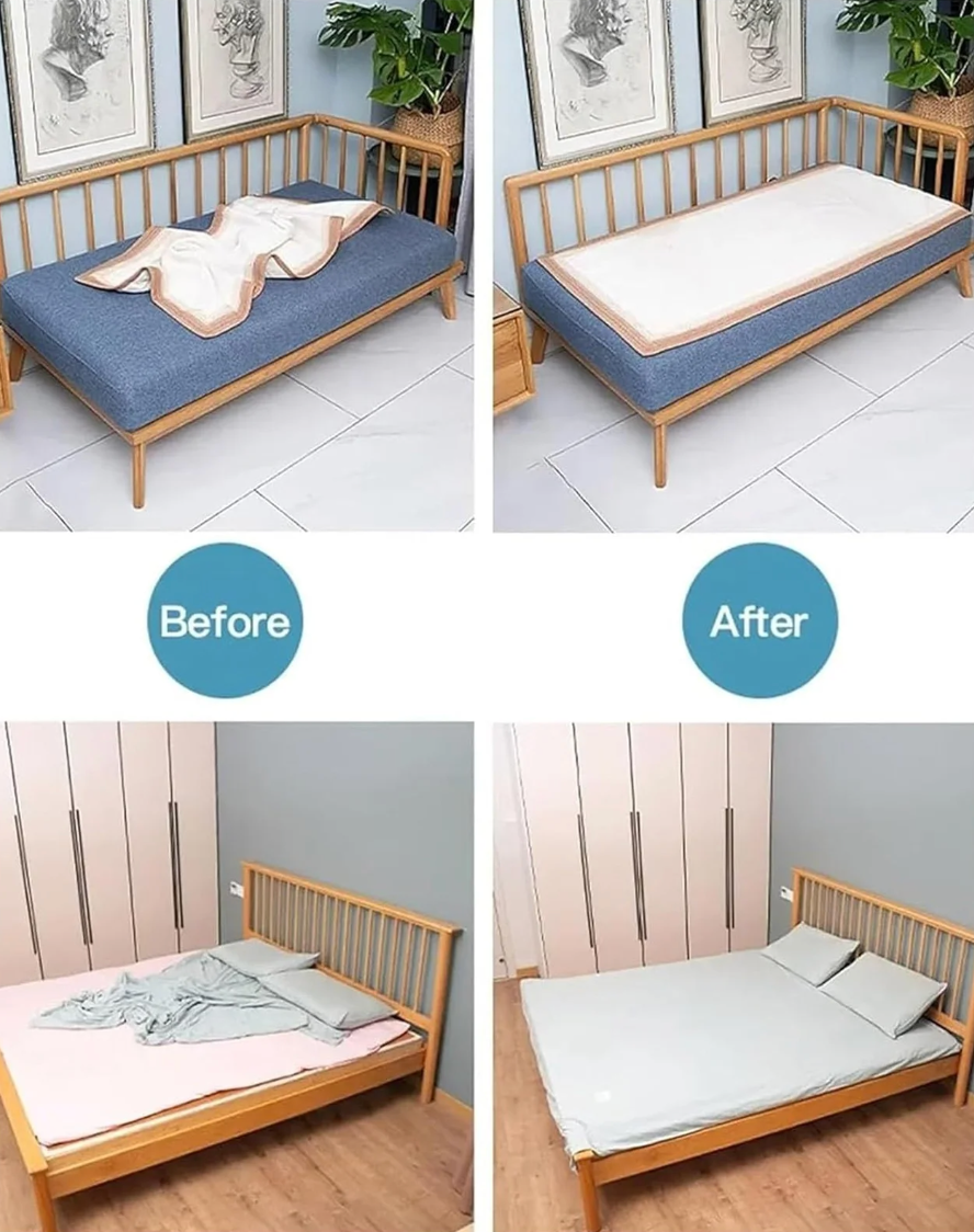 Close up of Baby And Fur transparent non slip reusable grip button with strong adhesive design