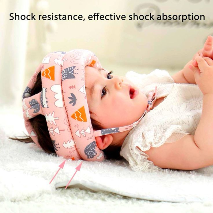 Baby and Fur fall safety gear helmet for head protection to reduce injuries, crying, and parent stress