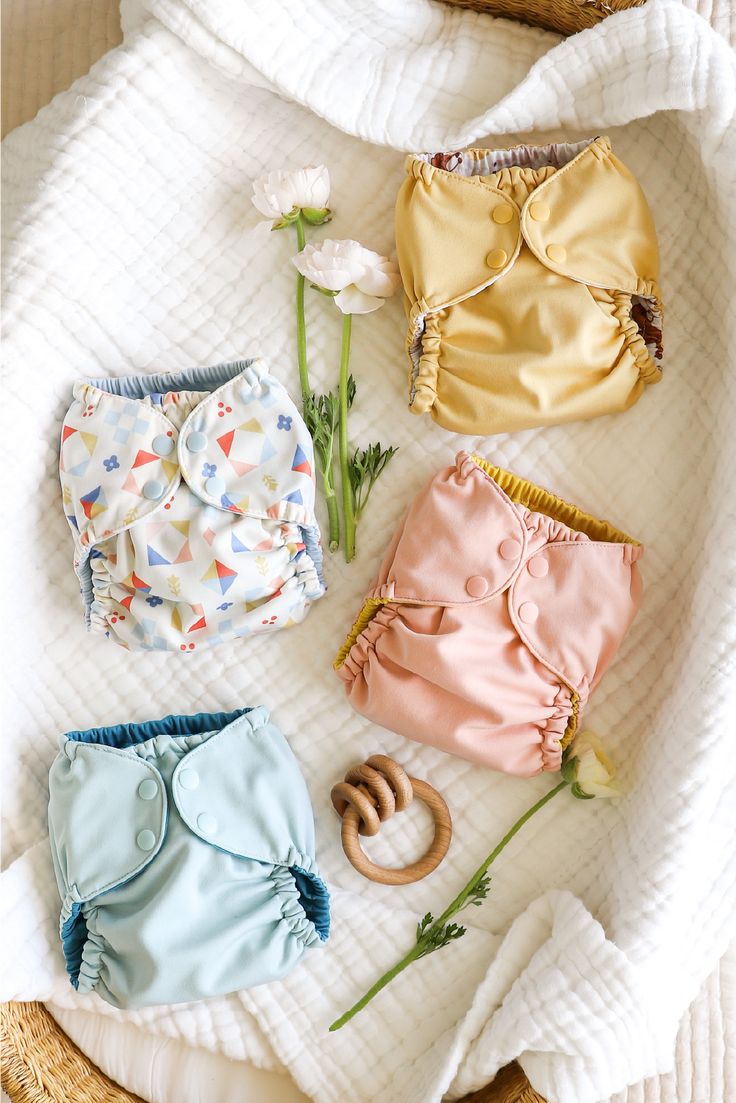 Leak proof reusable cloth diaper pack of 2 from Baby and Fur for rash-free skin, dry comfort, and stress-free diapering