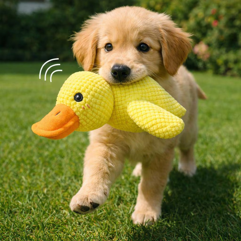 dog calming foraging training toy squeaker activated mental stimulation boredom relief toy Baby and Fur