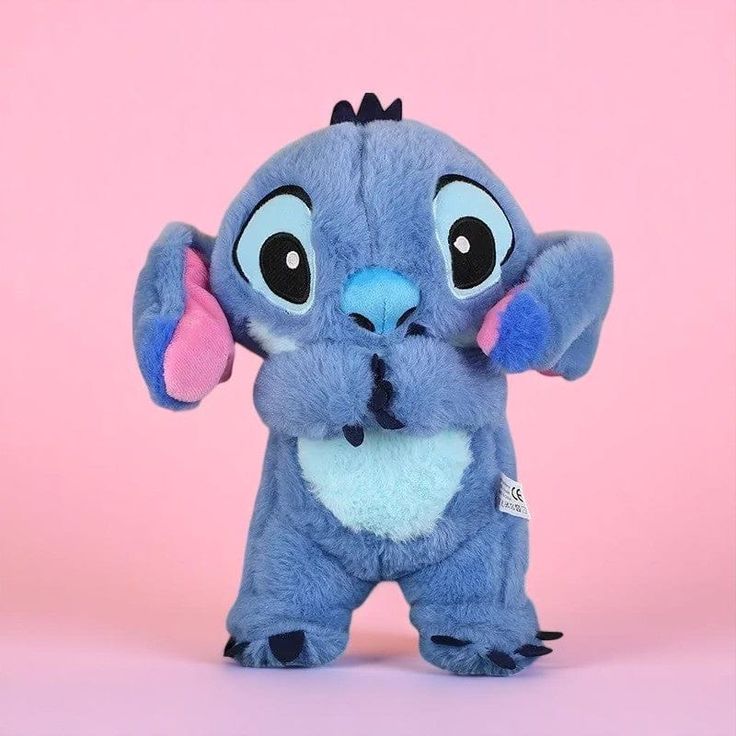Baby And Fur musical breathing stitch plush doll for babies soothing sleep aid soft toy
