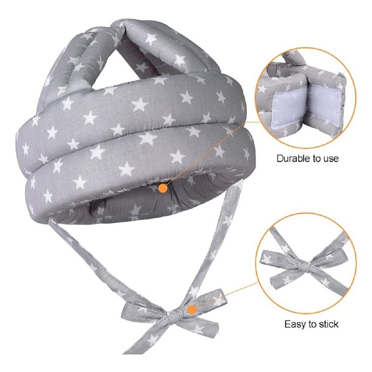 Travel-friendly portable infant safety helmet from Baby and Fur for protected playtime anywhere