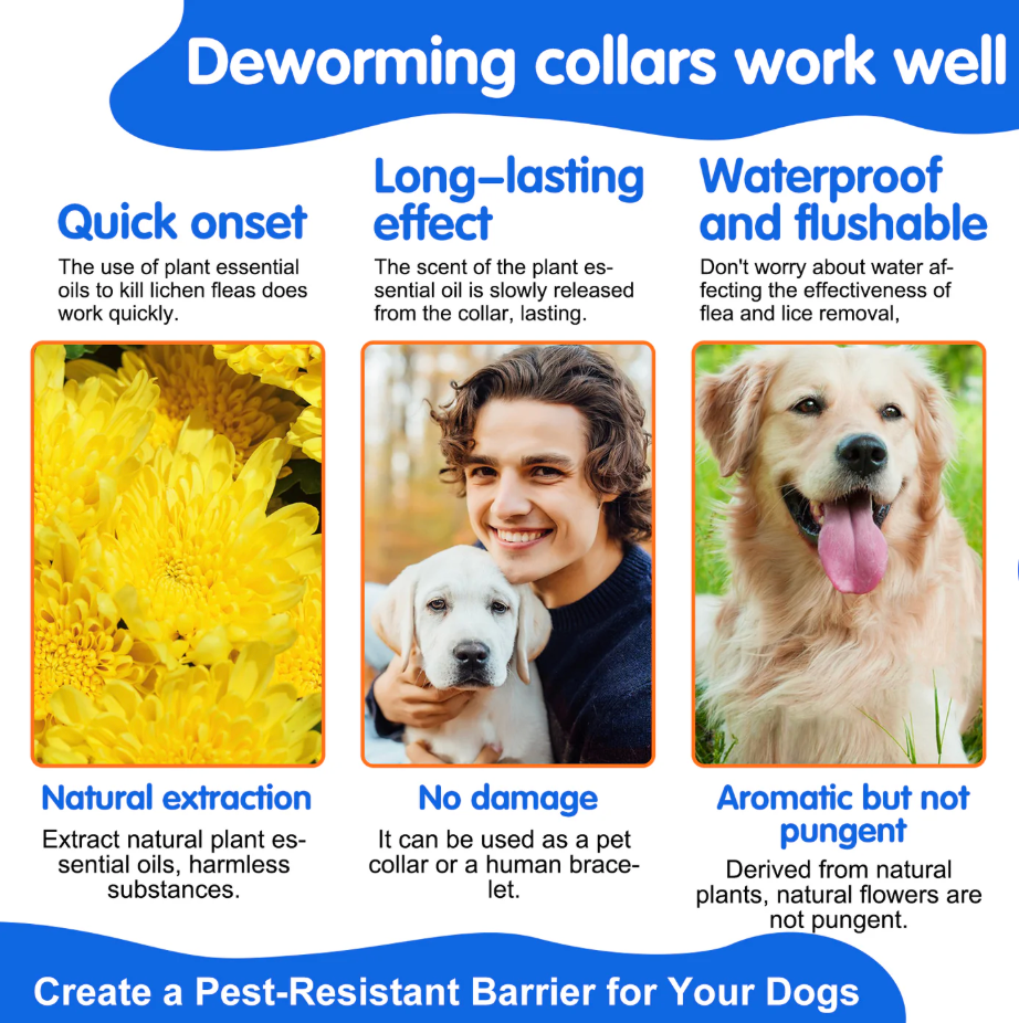 puppy and kitten safe flea and tick collar with plant-based essential oil formula, DEET-free, Baby and Fur