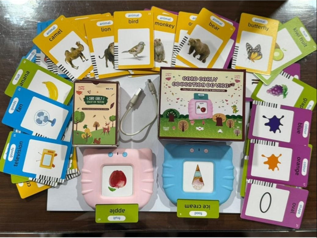 Baby and Fur toddler memory booster learning flash cards designed for eyesight protection and 100% screen-free interactive play